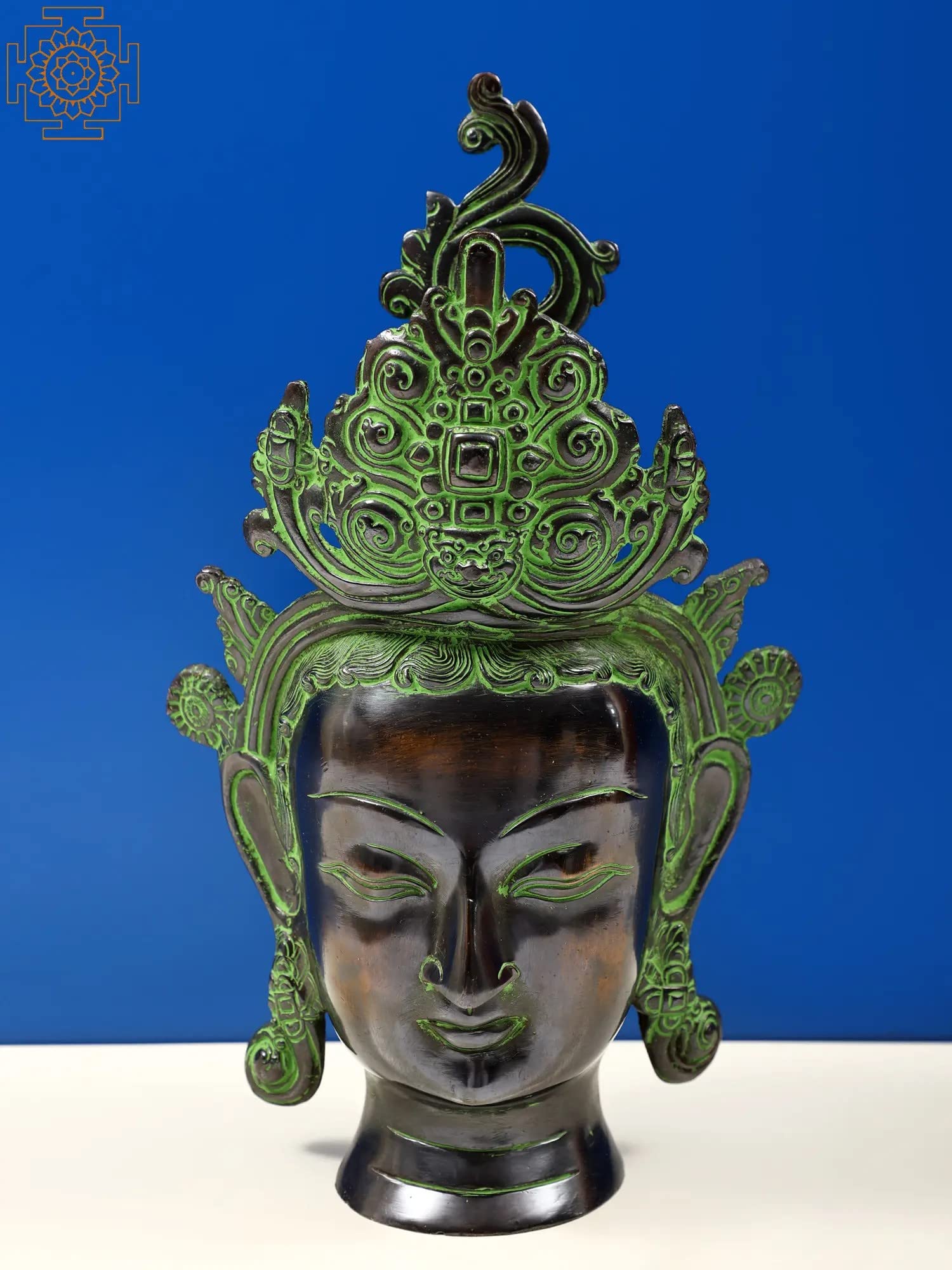 Amazon.co.jp: エキゾチックインド ZCB32 女神タラヘッド(チベット仏教